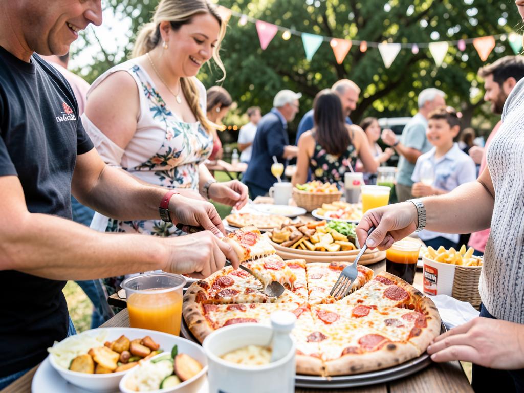 Pizza, Snacks & Refreshments